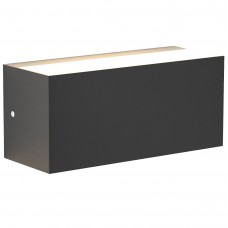 Φωτιστικό Επίτοιχο Απλίκα LED 12W 230V 700lm CCT Polycarbonate Ανθρακί IP65 Martin